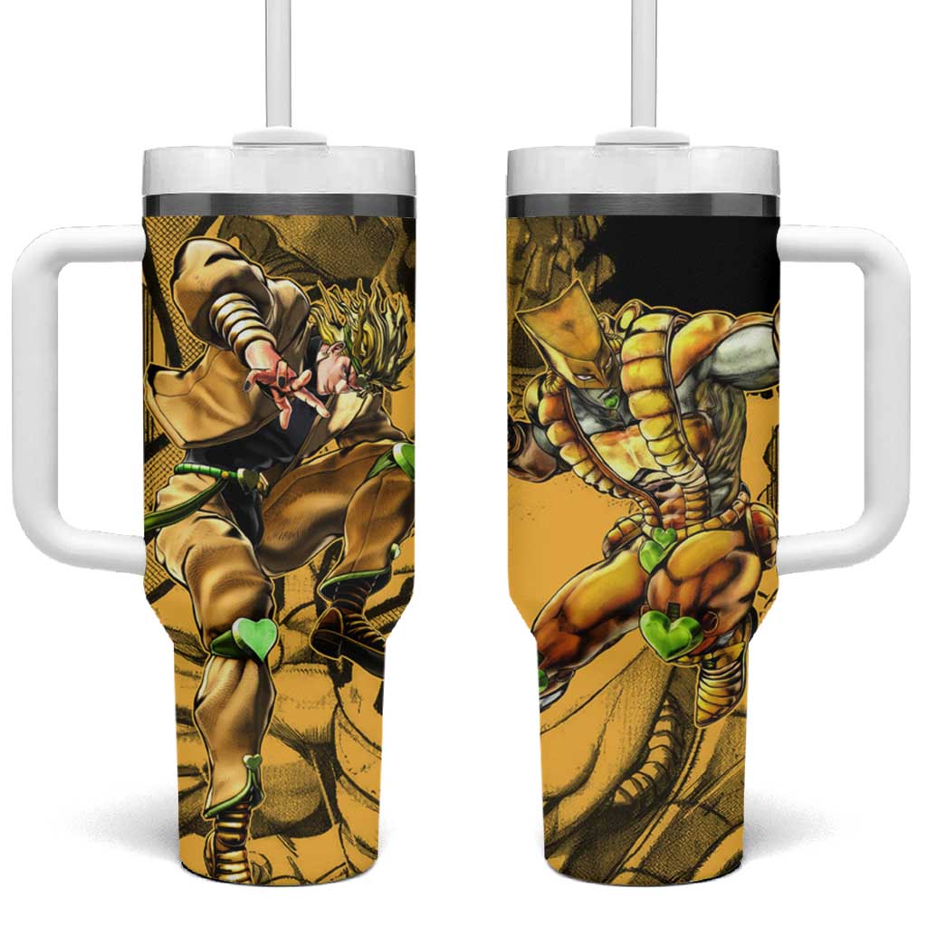 Dio Brando oJo's Bizarre Adventure Tumbler With Handle Anime Style TS04