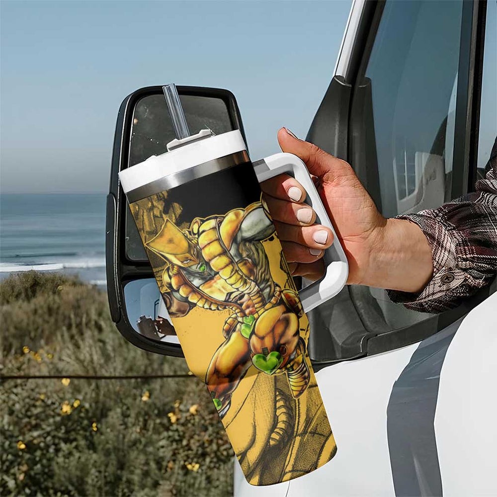 Dio Brando oJo's Bizarre Adventure Tumbler With Handle Anime Style TS04