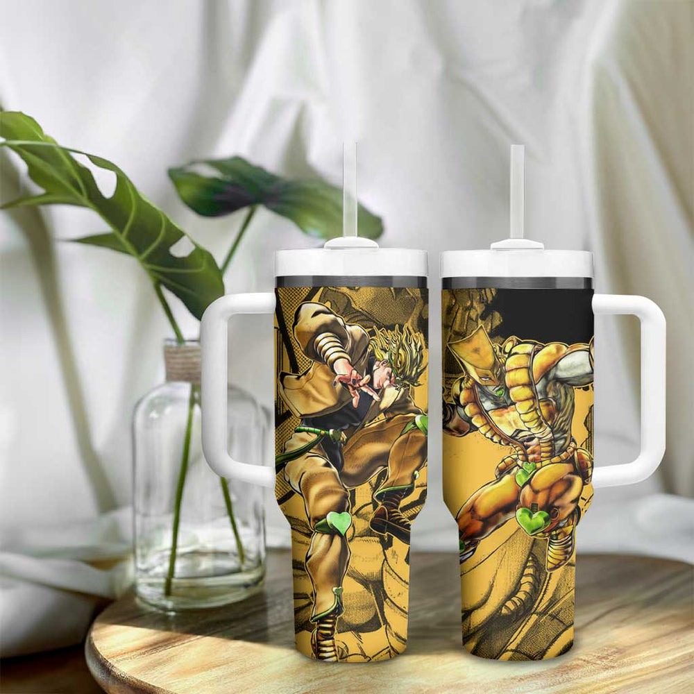 Dio Brando oJo's Bizarre Adventure Tumbler With Handle Anime Style TS04