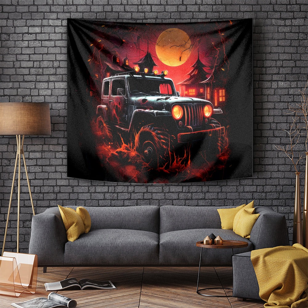 Dirty Jeep Tapestry Get Dirty Go Mudding DT01 Dirty Jeep Tapestry Get Dirty Go Mudding DT01