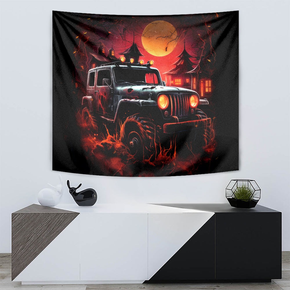 Dirty Jeep Tapestry Get Dirty Go Mudding DT01 Dirty Jeep Tapestry Get Dirty Go Mudding DT01