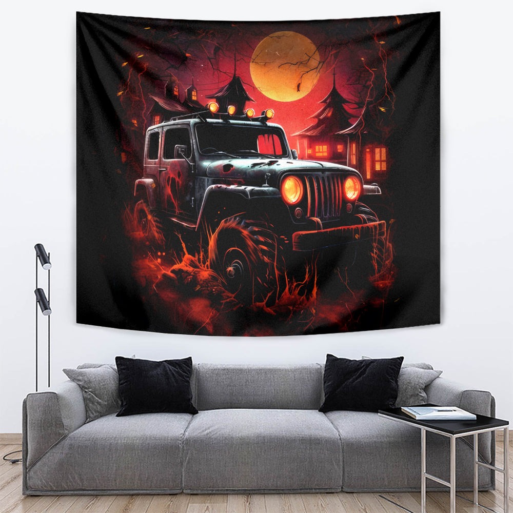 Dirty Jeep Tapestry Get Dirty Go Mudding DT01 Dirty Jeep Tapestry Get Dirty Go Mudding DT01
