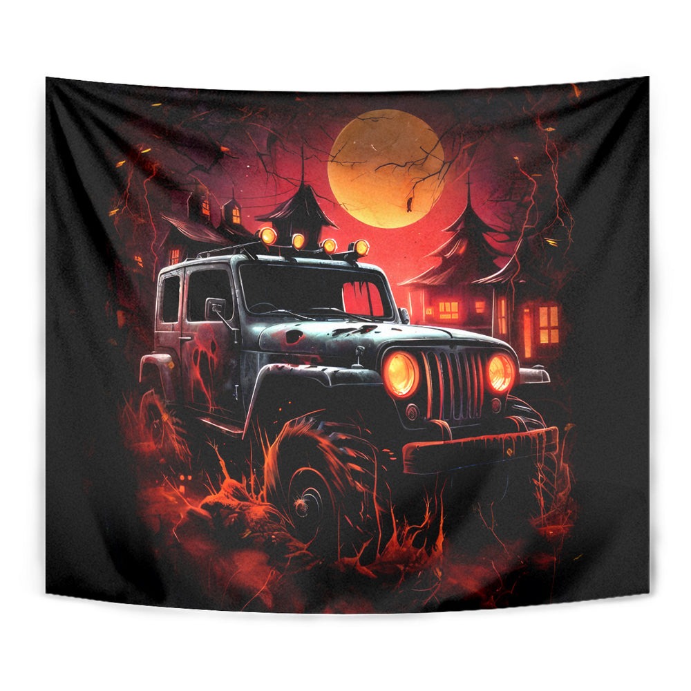 Dirty Jeep Tapestry Get Dirty Go Mudding DT01 Dirty Jeep Tapestry Get Dirty Go Mudding DT01