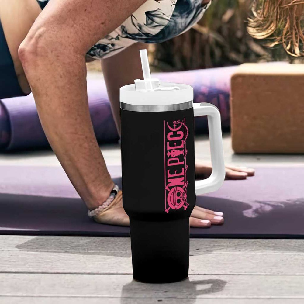 Doflamingo - One Piece Tumbler With Handle Anime Style TS04 Doflamingo - One Piece Tumbler With Handle Anime Style TS04