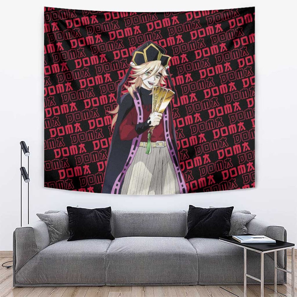 Doma - Demon Slayer Tapestry Anime Japan Style TS04 Doma - Demon Slayer Tapestry Anime Japan Style TS04