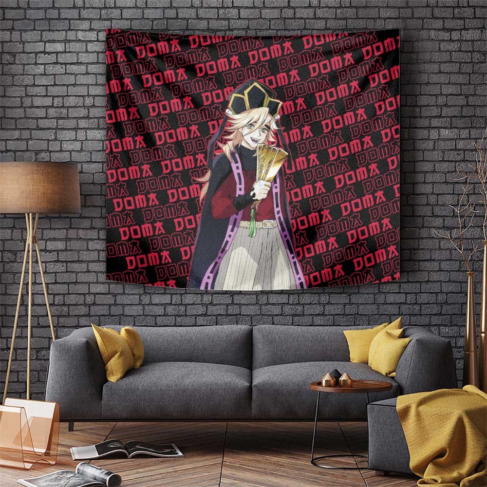 Doma - Demon Slayer Tapestry Anime Japan Style TS04 Doma - Demon Slayer Tapestry Anime Japan Style TS04