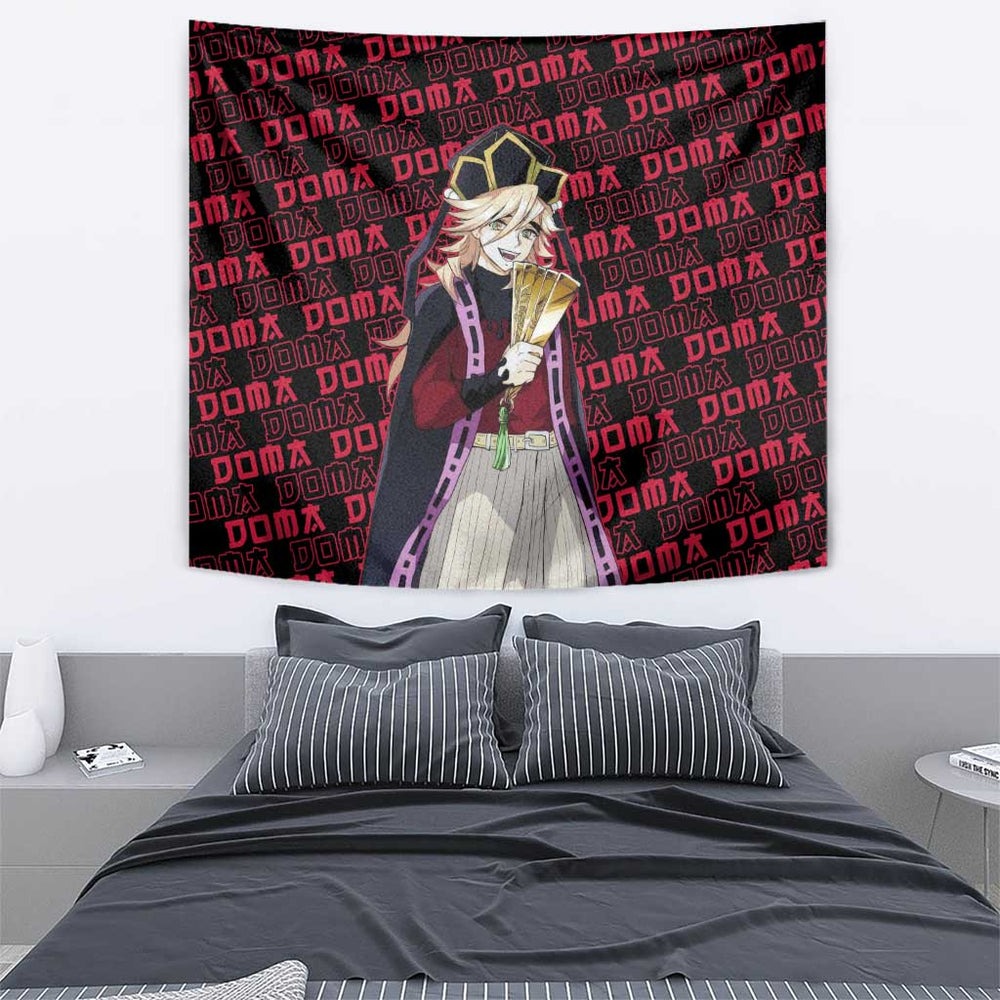 Doma - Demon Slayer Tapestry Anime Japan Style TS04 Doma - Demon Slayer Tapestry Anime Japan Style TS04