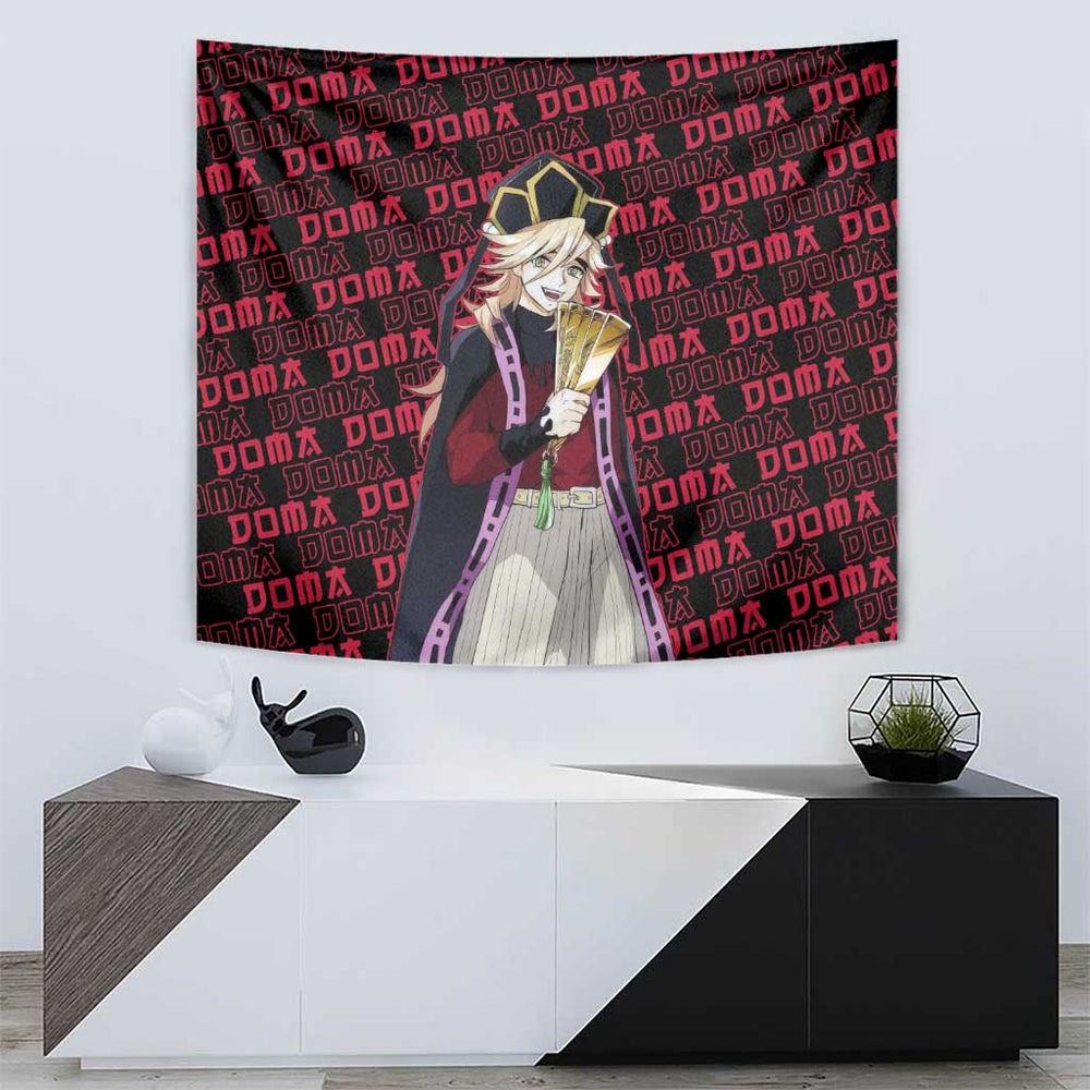 Doma - Demon Slayer Tapestry Anime Japan Style TS04 Doma - Demon Slayer Tapestry Anime Japan Style TS04