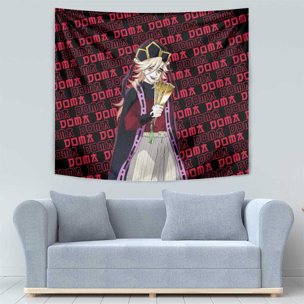 Doma - Demon Slayer Tapestry Anime Japan Style TS04 Doma - Demon Slayer Tapestry Anime Japan Style TS04