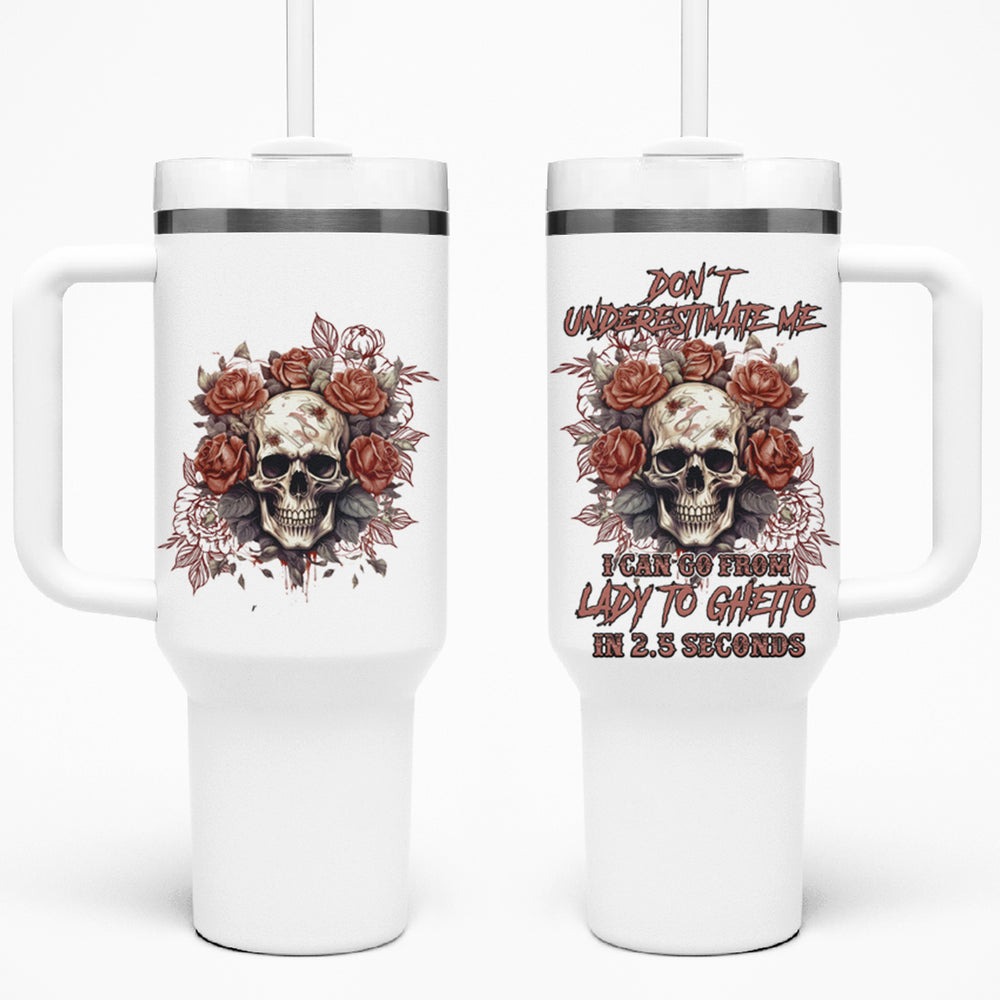 Don't Underestimate Me Tumbler With Handle TS04 Don't Underestimate Me Tumbler With Handle TS04