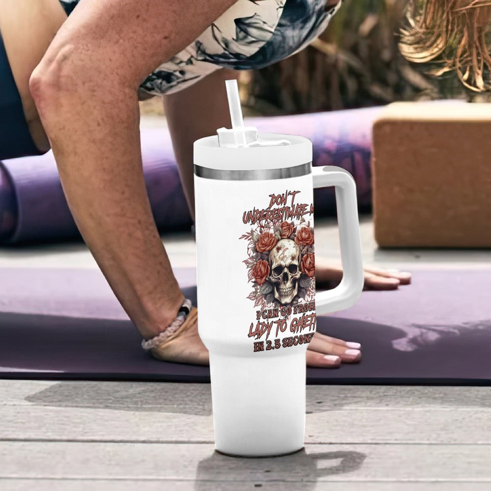 Don't Underestimate Me Tumbler With Handle TS04 Don't Underestimate Me Tumbler With Handle TS04