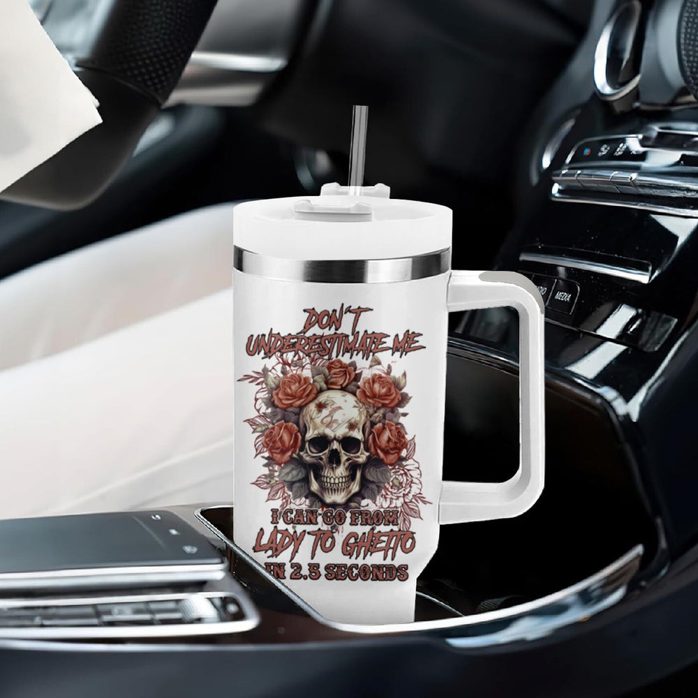 Don't Underestimate Me Tumbler With Handle TS04 Don't Underestimate Me Tumbler With Handle TS04