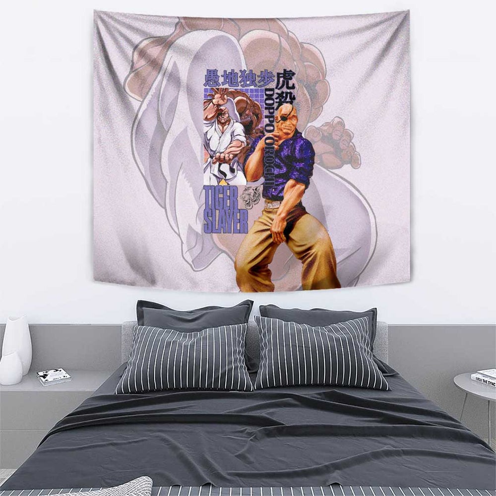 Doppo Orochi Baki Tapestry Japan Anime Style TS04 Doppo Orochi Baki Tapestry Japan Anime Style TS04