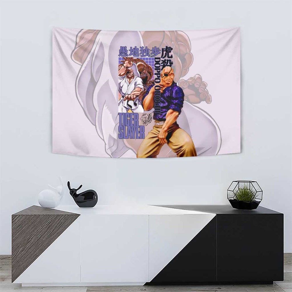 Doppo Orochi Baki Tapestry Japan Anime Style TS04 Doppo Orochi Baki Tapestry Japan Anime Style TS04