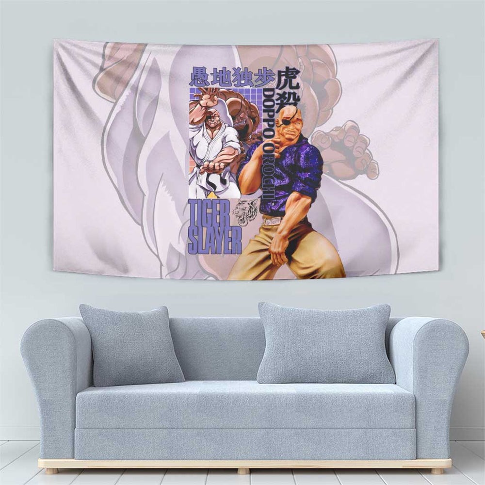Doppo Orochi Baki Tapestry Japan Anime Style TS04 Doppo Orochi Baki Tapestry Japan Anime Style TS04