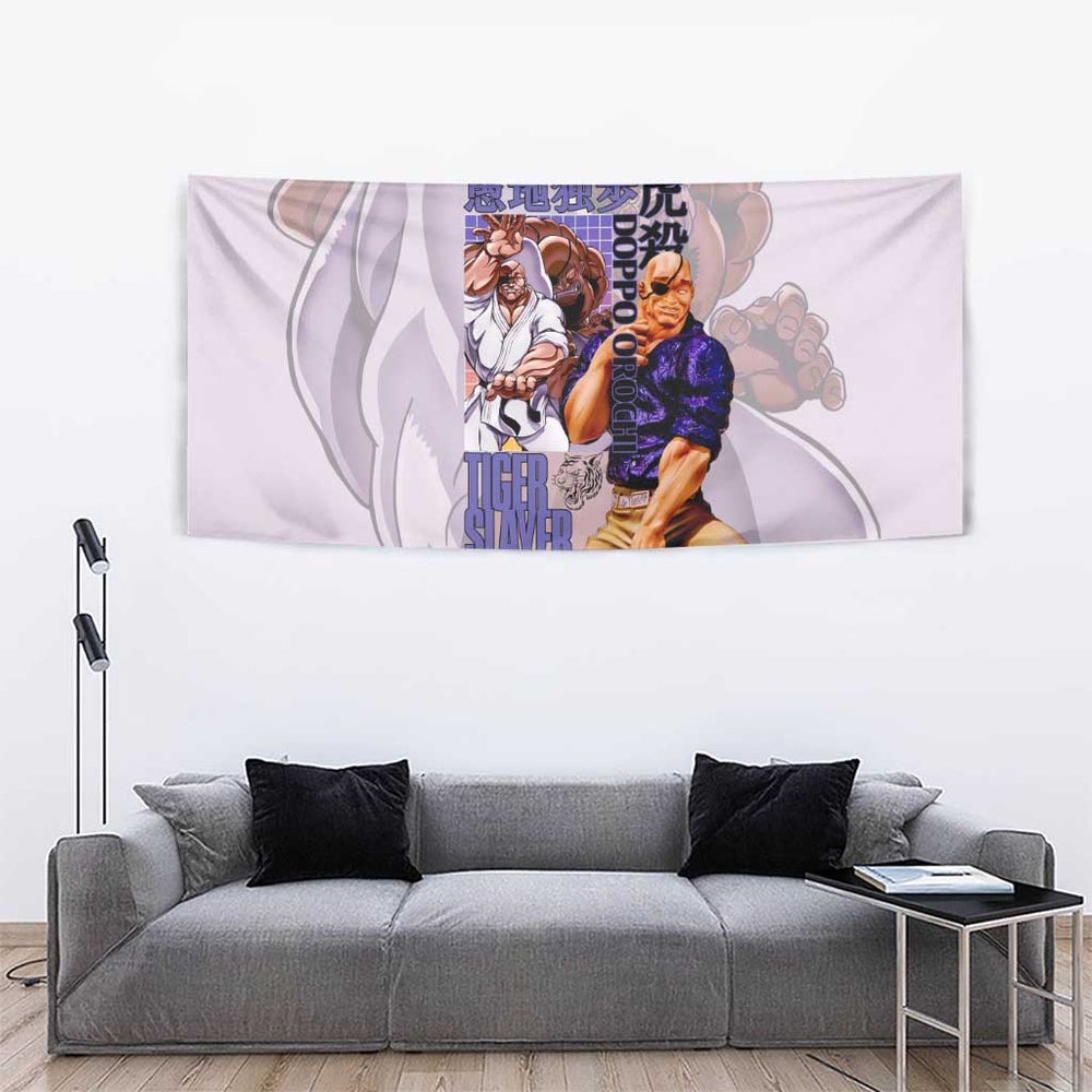 Doppo Orochi Baki Tapestry Japan Anime Style TS04 Doppo Orochi Baki Tapestry Japan Anime Style TS04
