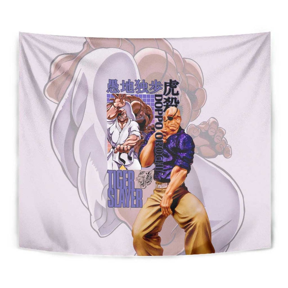 Doppo Orochi Baki Tapestry Japan Anime Style TS04 Doppo Orochi Baki Tapestry Japan Anime Style TS04
