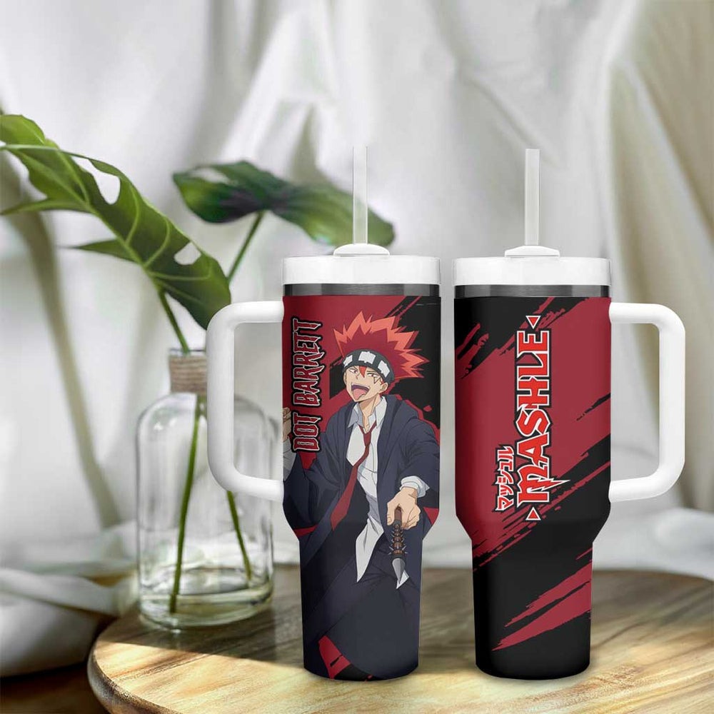 Dot Barrett - Magic And Muscles Tumbler With Handle Anime Style TS04 Dot Barrett - Magic And Muscles Tumbler With Handle Anime Style TS04