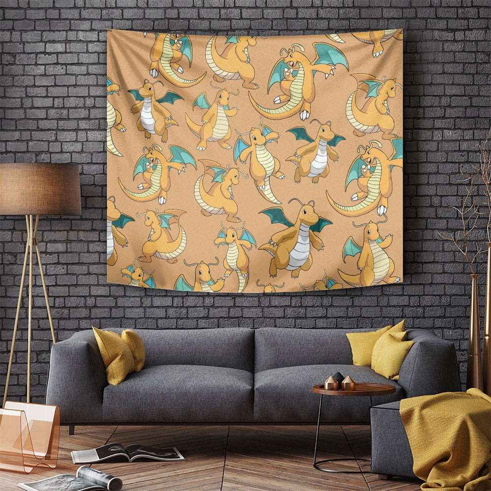 Dragonite Pattern Style Tapestry TS04 Dragonite Pattern Style Tapestry TS04