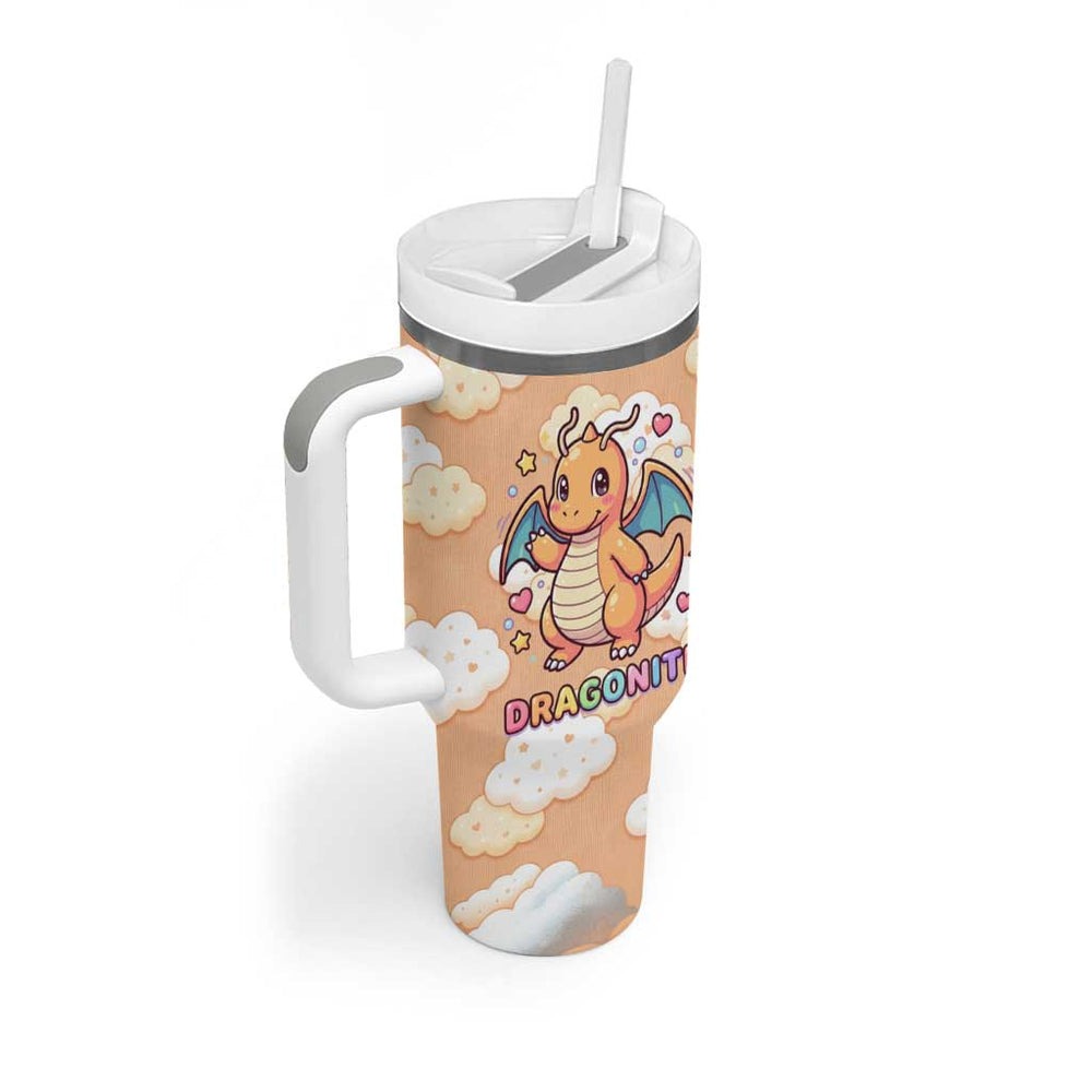 Dragonite Tumbler With Handle Pattern Style TS04 Dragonite Tumbler With Handle Pattern Style TS04