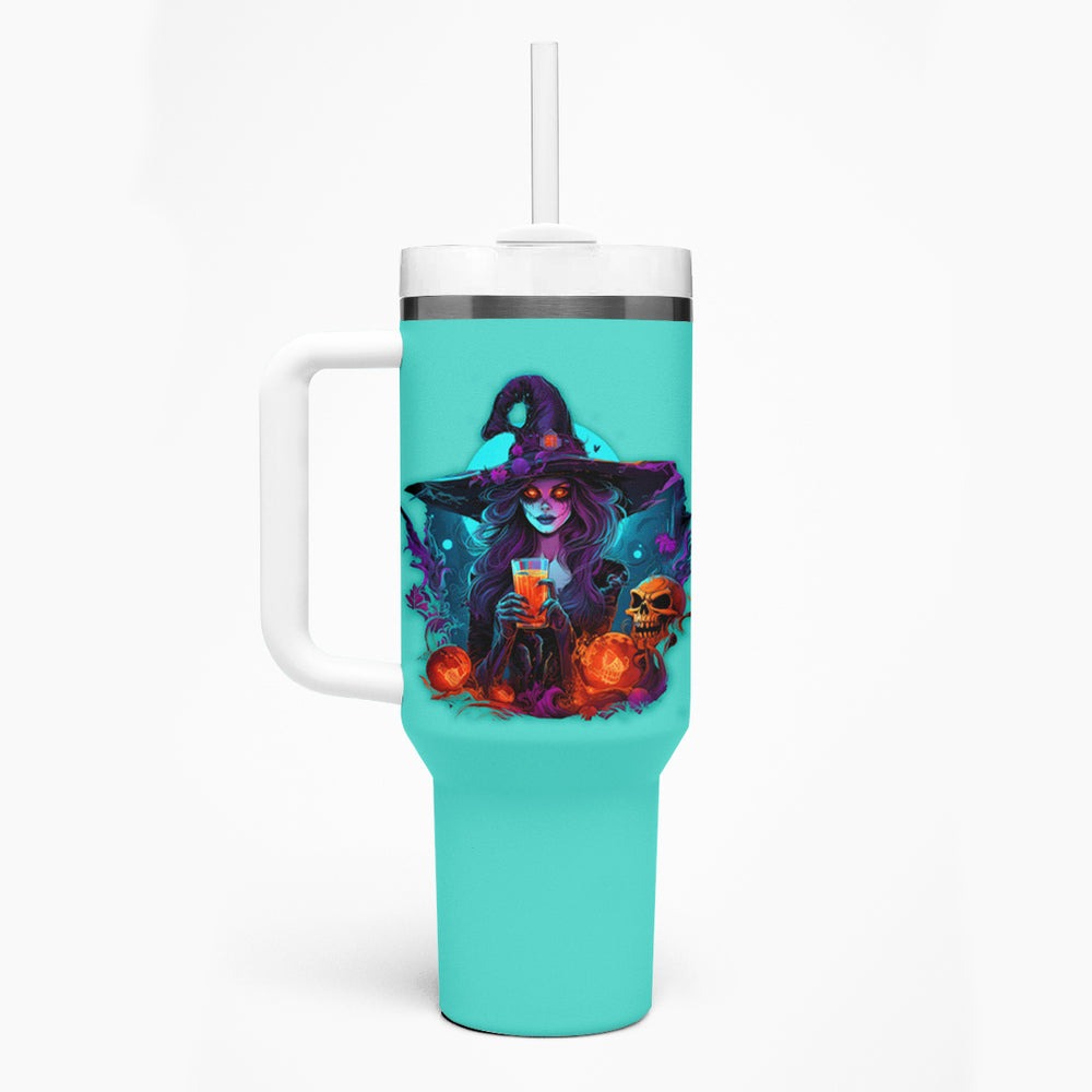 Drink Up Witches Halloween Tumbler With Handle TS04 Drink Up Witches Halloween Tumbler With Handle TS04