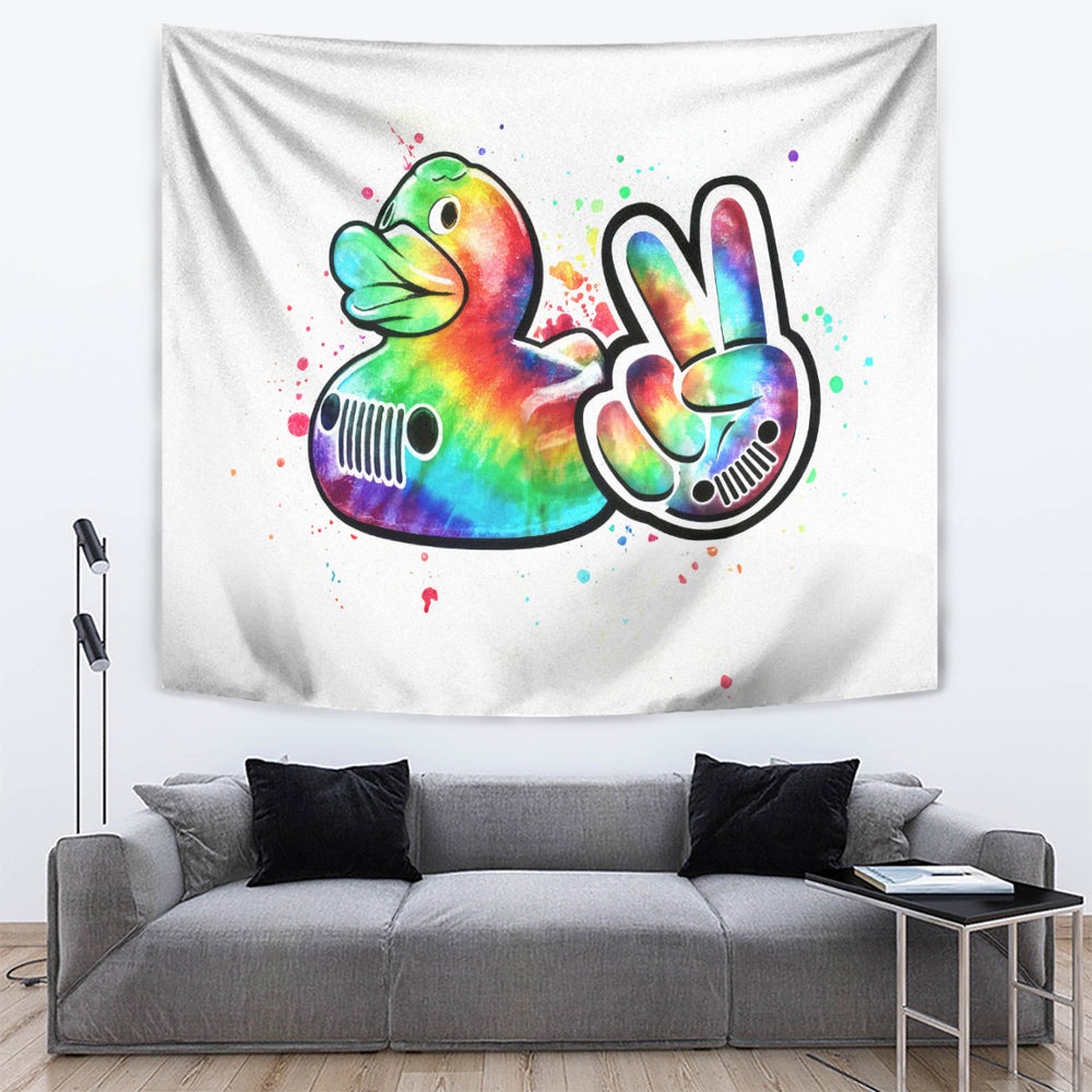 Duck Jeep Tapestry Ain't Nothing But A Jeep Thang DT01 Duck Jeep Tapestry Ain't Nothing But A Jeep Thang DT01