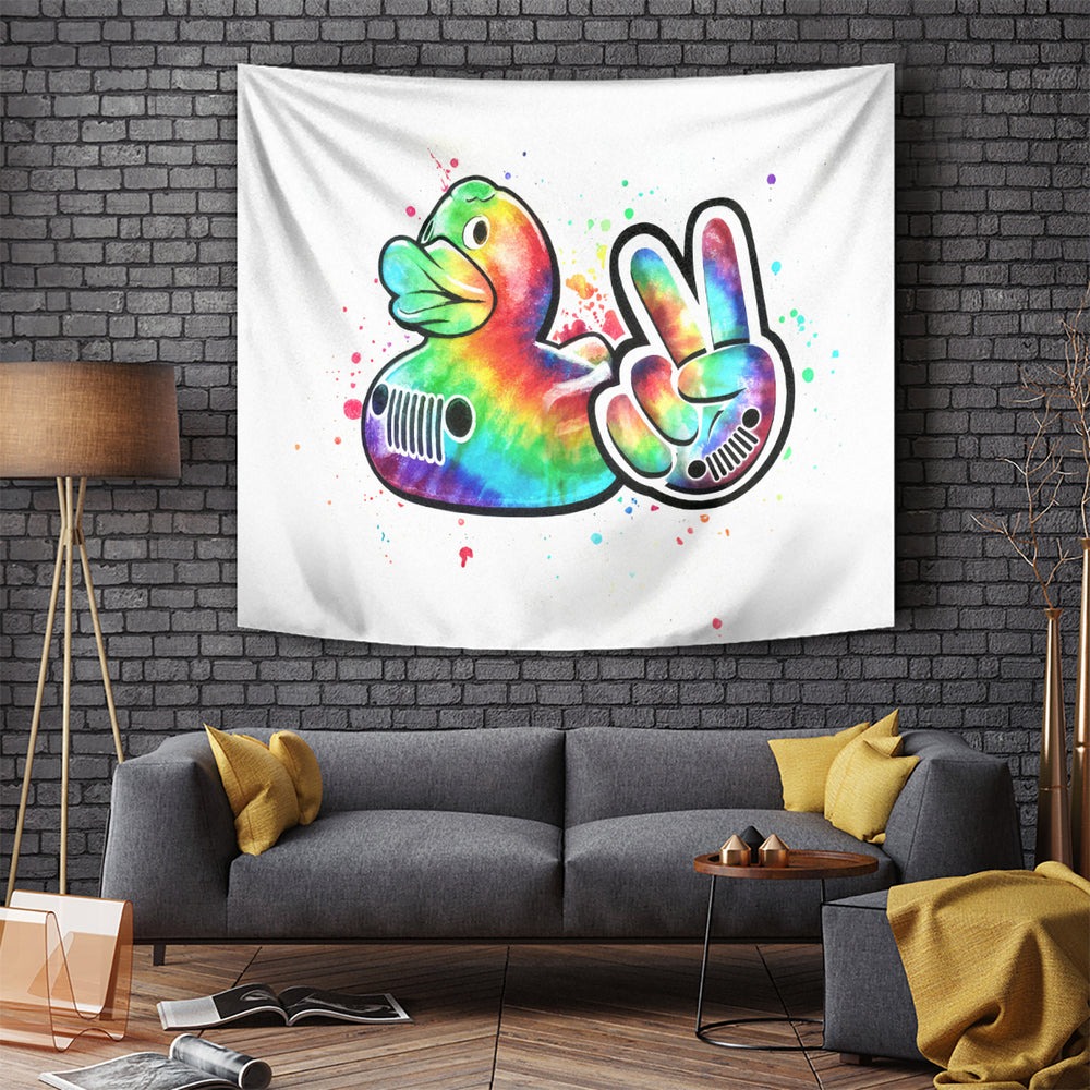 Duck Jeep Tapestry Ain't Nothing But A Jeep Thang DT01 Duck Jeep Tapestry Ain't Nothing But A Jeep Thang DT01