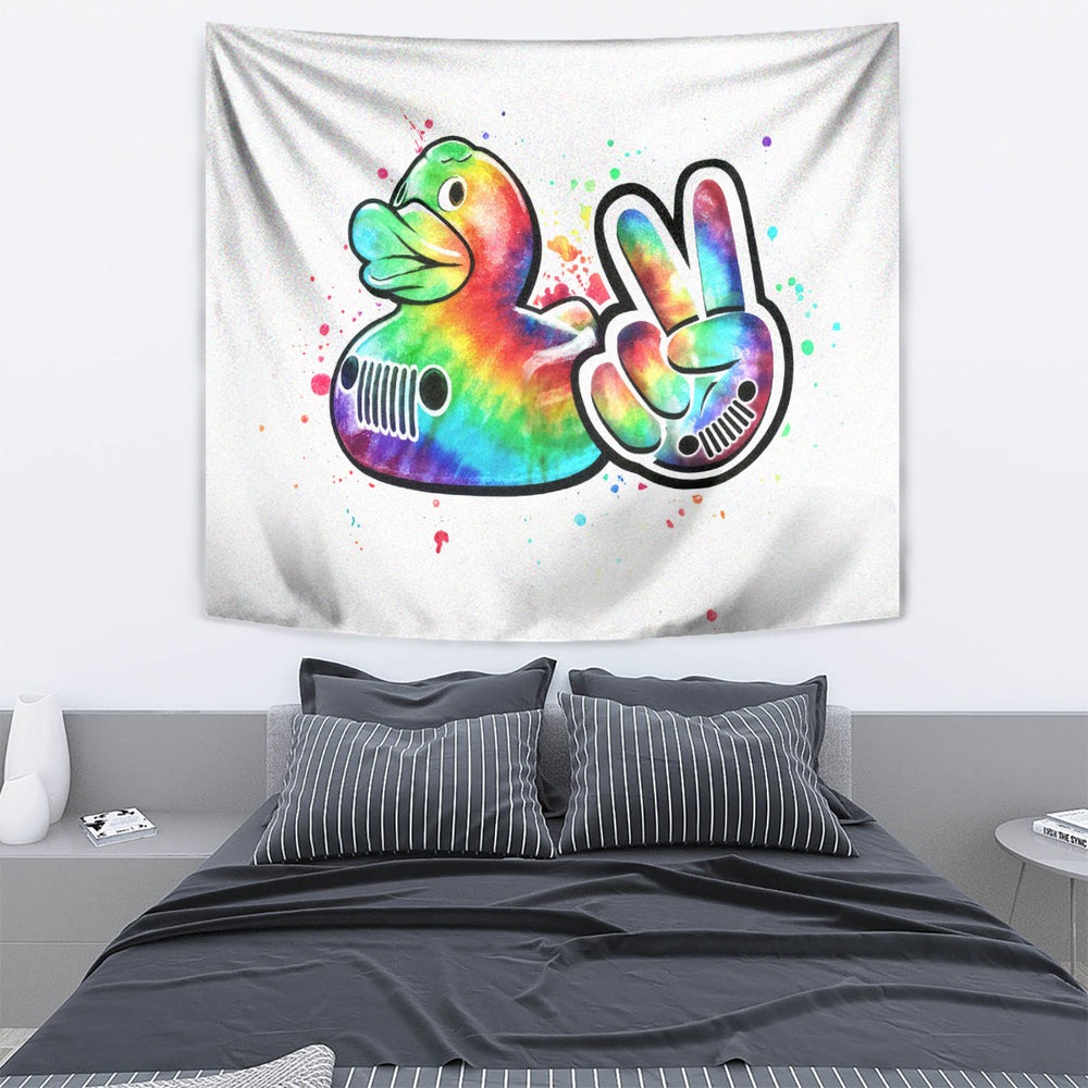Duck Jeep Tapestry Ain't Nothing But A Jeep Thang DT01 Duck Jeep Tapestry Ain't Nothing But A Jeep Thang DT01