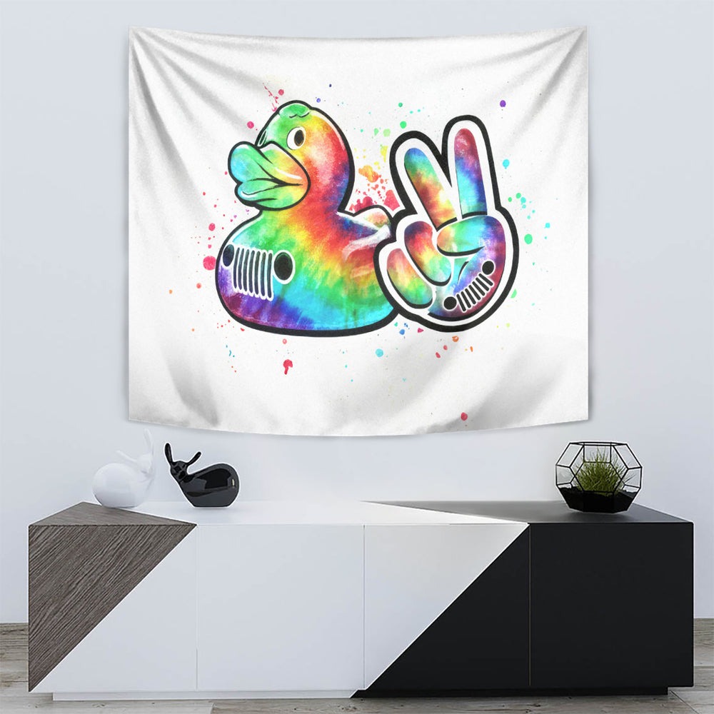 Duck Jeep Tapestry Ain't Nothing But A Jeep Thang DT01 Duck Jeep Tapestry Ain't Nothing But A Jeep Thang DT01