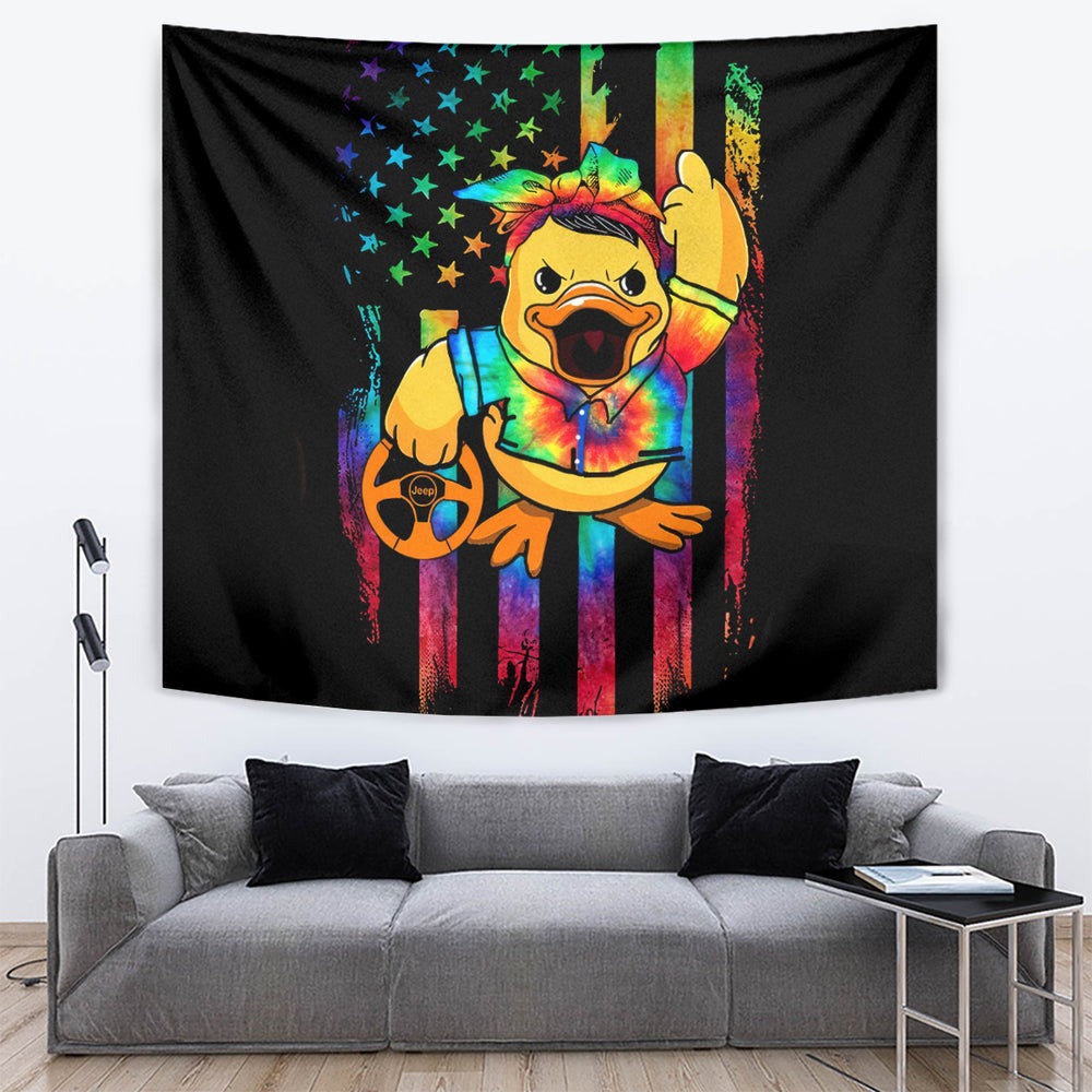 Duck Jeep Tapestry Quack Quack Motherducker DT01 Duck Jeep Tapestry Quack Quack Motherducker DT01