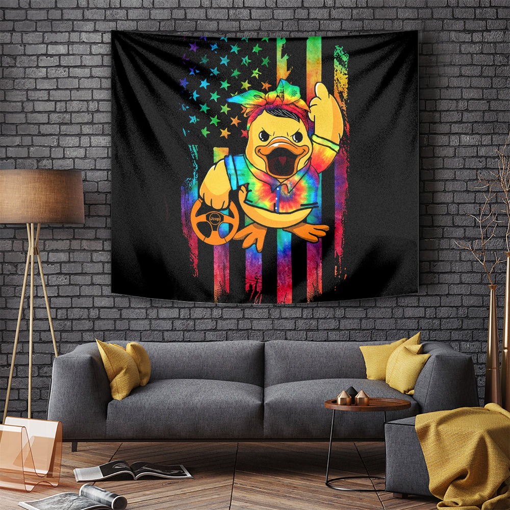 Duck Jeep Tapestry Quack Quack Motherducker DT01 Duck Jeep Tapestry Quack Quack Motherducker DT01