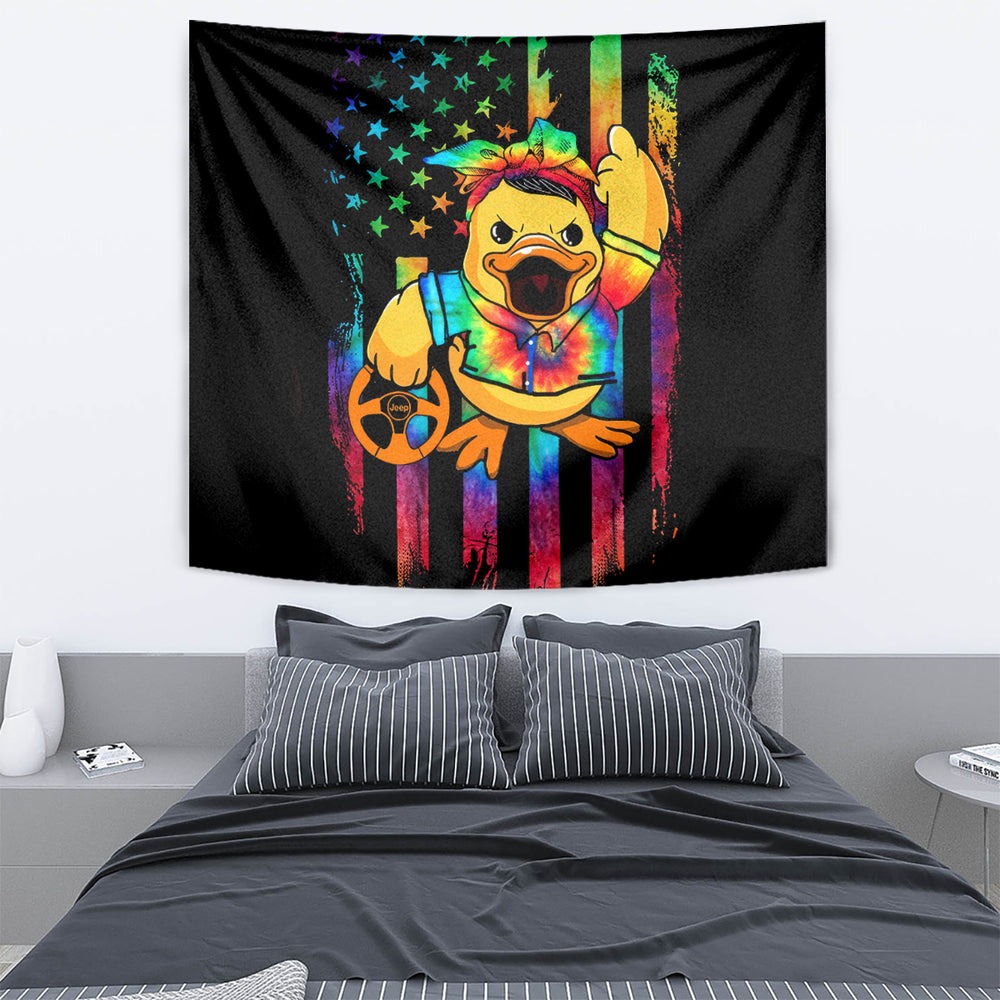 Duck Jeep Tapestry Quack Quack Motherducker DT01 Duck Jeep Tapestry Quack Quack Motherducker DT01