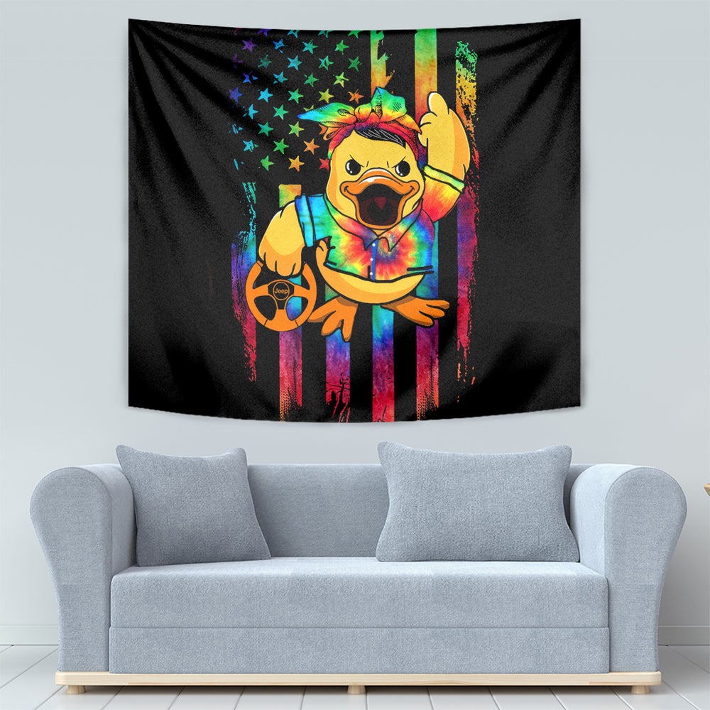 Duck Jeep Tapestry Quack Quack Motherducker DT01 Duck Jeep Tapestry Quack Quack Motherducker DT01