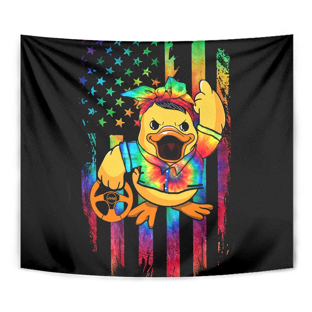 Duck Jeep Tapestry Quack Quack Motherducker DT01 Duck Jeep Tapestry Quack Quack Motherducker DT01