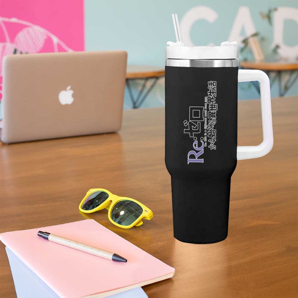 Echidna Re Zero Tumbler With Handle Anime Style TS04 Echidna Re Zero Tumbler With Handle Anime Style TS04