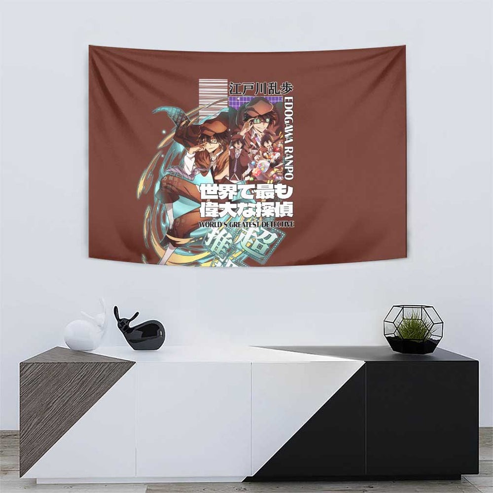 Edogawa Ranpo Bungou Stray Dogs Tumbler With Handle Japan Anime Style TS04 Edogawa Ranpo Bungou Stray Dogs Tumbler With Handle Japan Anime Style TS04