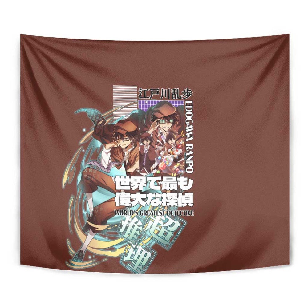 Edogawa Ranpo Bungou Stray Dogs Tumbler With Handle Japan Anime Style TS04 Edogawa Ranpo Bungou Stray Dogs Tumbler With Handle Japan Anime Style TS04