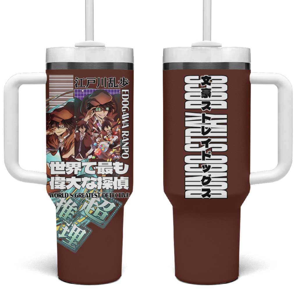 Edogawa Ranpo Bungou Stray Dogs Tumbler With Handle Japan Anime Style TS04