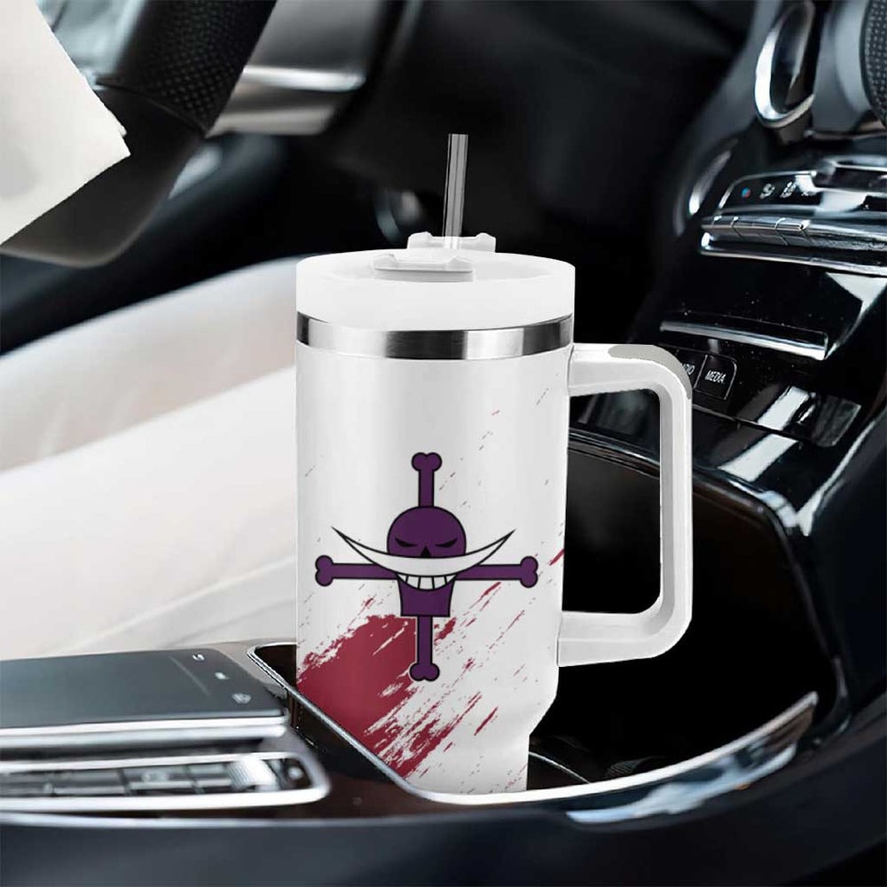 Edward Newgate - One Piece Tumbler With Handle Anime Mix Japan Pattern Style TS04 Edward Newgate - One Piece Tumbler With Handle Anime Mix Japan Pattern Style TS04