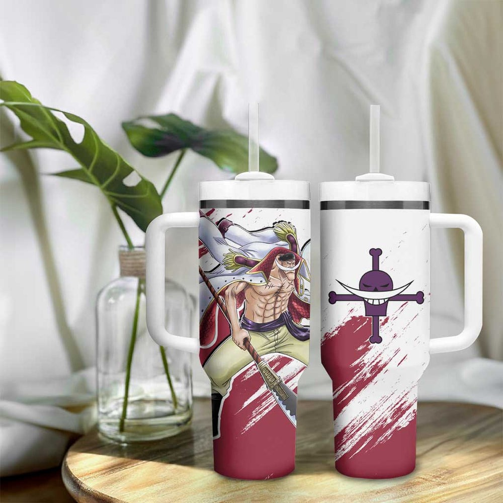 Edward Newgate - One Piece Tumbler With Handle Anime Mix Japan Pattern Style TS04 Edward Newgate - One Piece Tumbler With Handle Anime Mix Japan Pattern Style TS04