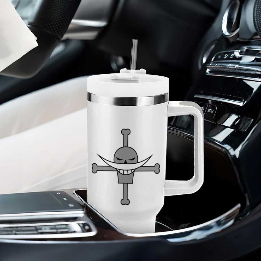 Edward Newgate - White Beard - One Piece Tumbler With Handle Anime Uniform Style TS04 Edward Newgate - White Beard - One Piece Tumbler With Handle Anime Uniform Style TS04