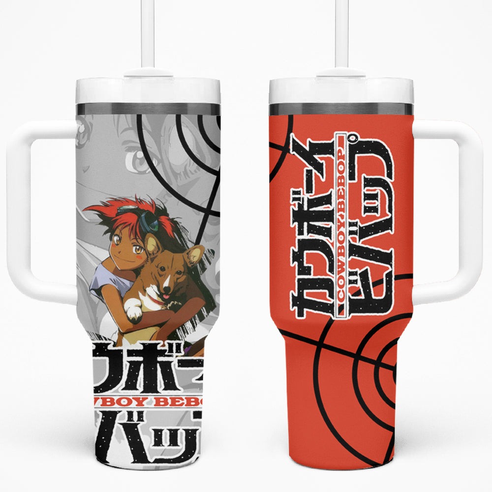 Edward Wong Hau Pepelu Tivrusky IV Cowboy Bebop Tumbler With Handle Anime Style TS04 Edward Wong Hau Pepelu Tivrusky IV Cowboy Bebop Tumbler With Handle Anime Style TS04