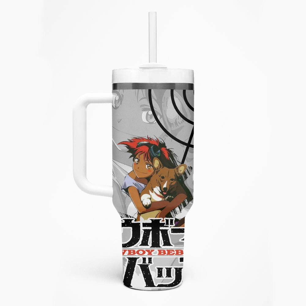 Edward Wong Hau Pepelu Tivrusky IV Cowboy Bebop Tumbler With Handle Anime Style TS04 Edward Wong Hau Pepelu Tivrusky IV Cowboy Bebop Tumbler With Handle Anime Style TS04