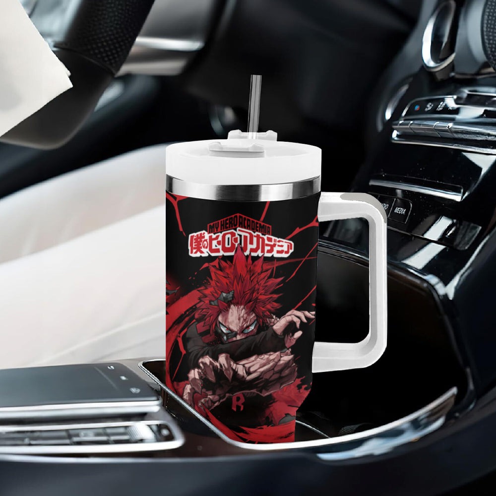Eijirou KIrishima Red Riot Tumbler With Handle TS04 Eijirou KIrishima Red Riot Tumbler With Handle TS04