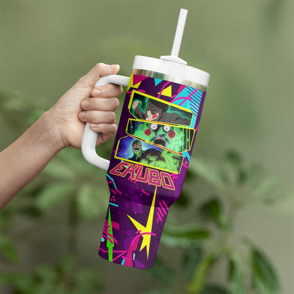 Ekubo - Mob Psycho 100 Tumbler With Handle Anime Style TS04 Ekubo - Mob Psycho 100 Tumbler With Handle Anime Style TS04