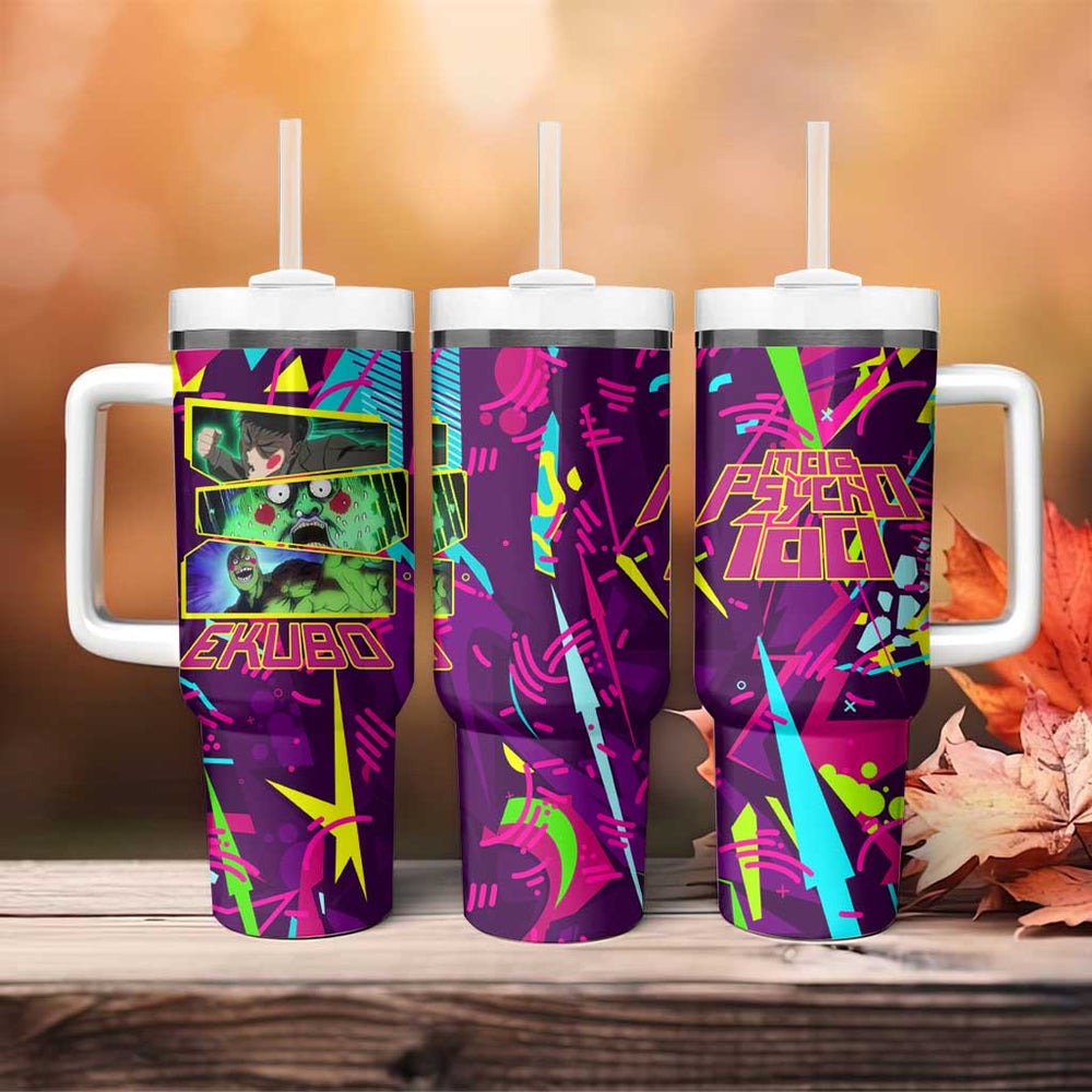 Ekubo - Mob Psycho 100 Tumbler With Handle Anime Style TS04 Ekubo - Mob Psycho 100 Tumbler With Handle Anime Style TS04