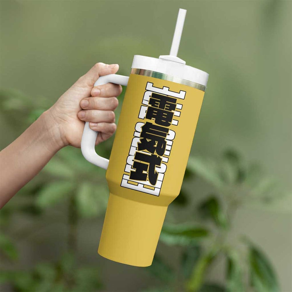 Electric Type Poke Tumbler With Handle Anime Style TS04 Electric Type Poke Tumbler With Handle Anime Style TS04