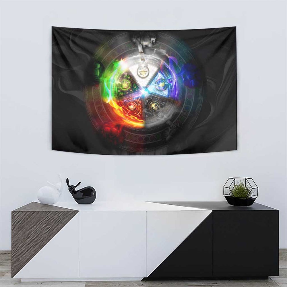 Elements of Magic the Gathering Tumbler With Handle Anime Style TS04 Elements of Magic the Gathering Tumbler With Handle Anime Style TS04