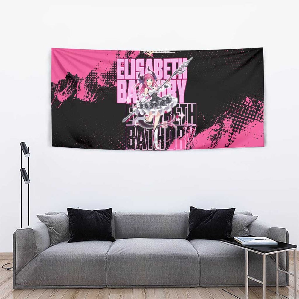 Elisabeth Bathory Fate Grand Order Tumbler With Handle Gothic Anime Splash Art Style TS04