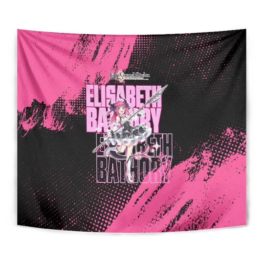 Elisabeth Bathory Fate Grand Order Tumbler With Handle Gothic Anime Splash Art Style TS04
